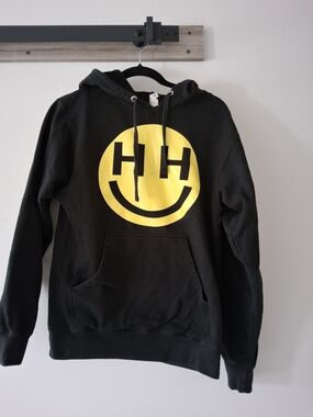 Happy Hippie Foundation Hoodie with Miley Cyrus Smiley Logo